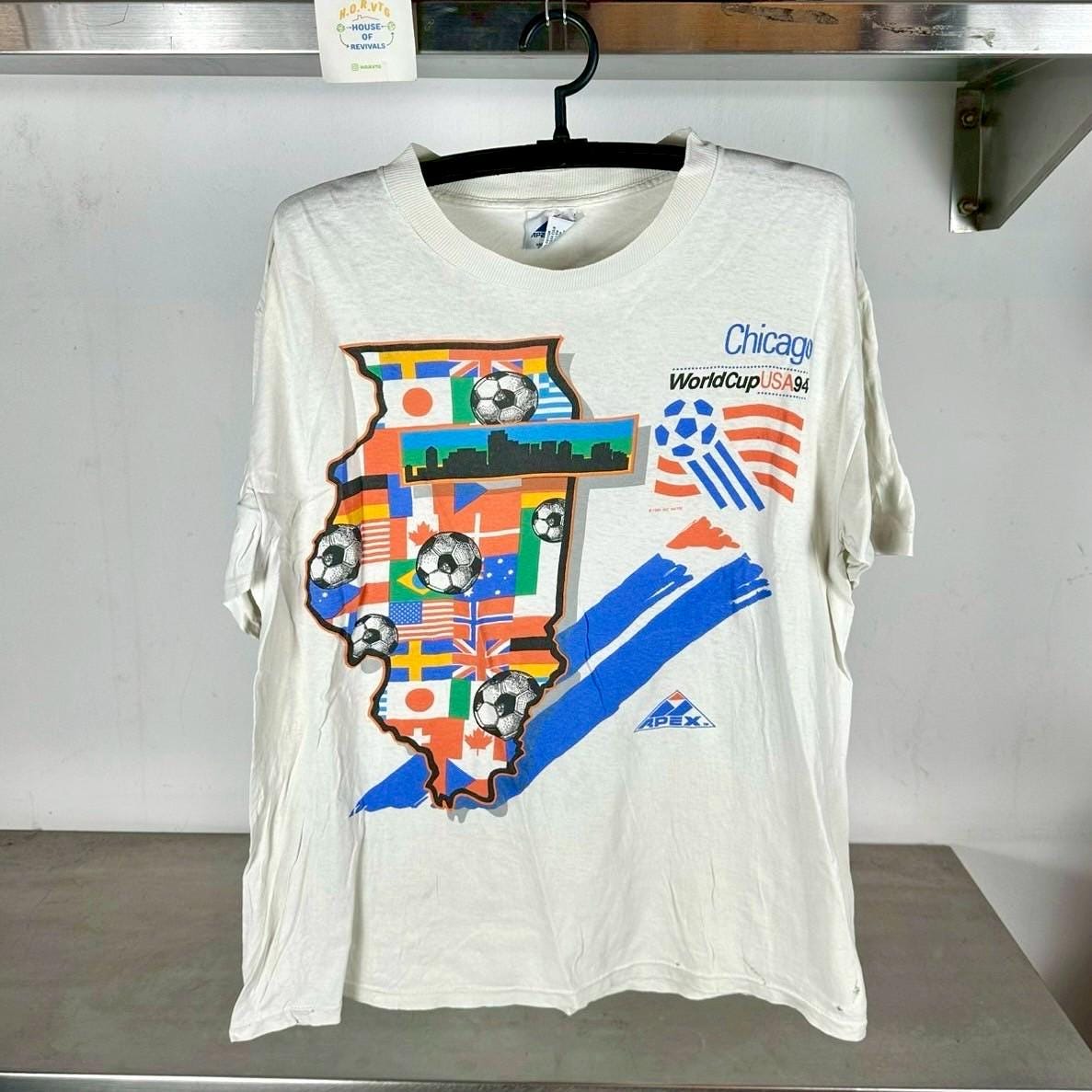 Vintage 1994 USA Soccer World Cup Promo Large T shirt Vintage Soccer Tshirt Sports shirt Graphic Tee – Warm & Stylish · Trending Graphic Apparel