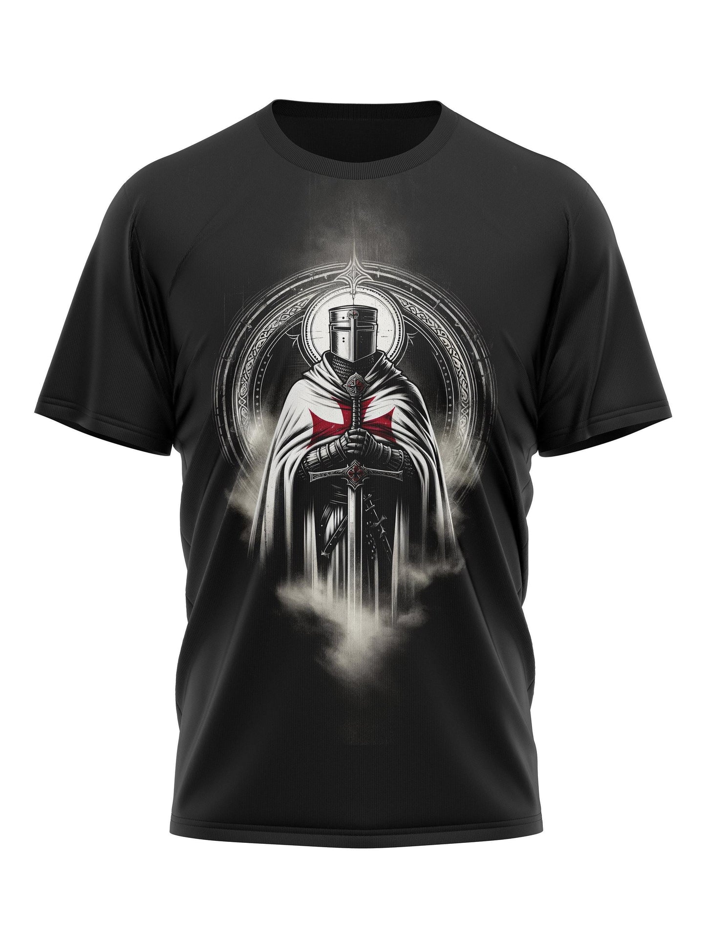 Knight Templar Mens T Shirt Gothic Viking Pagan Graphic Tee – Aesthetic Look · Must-Have Style