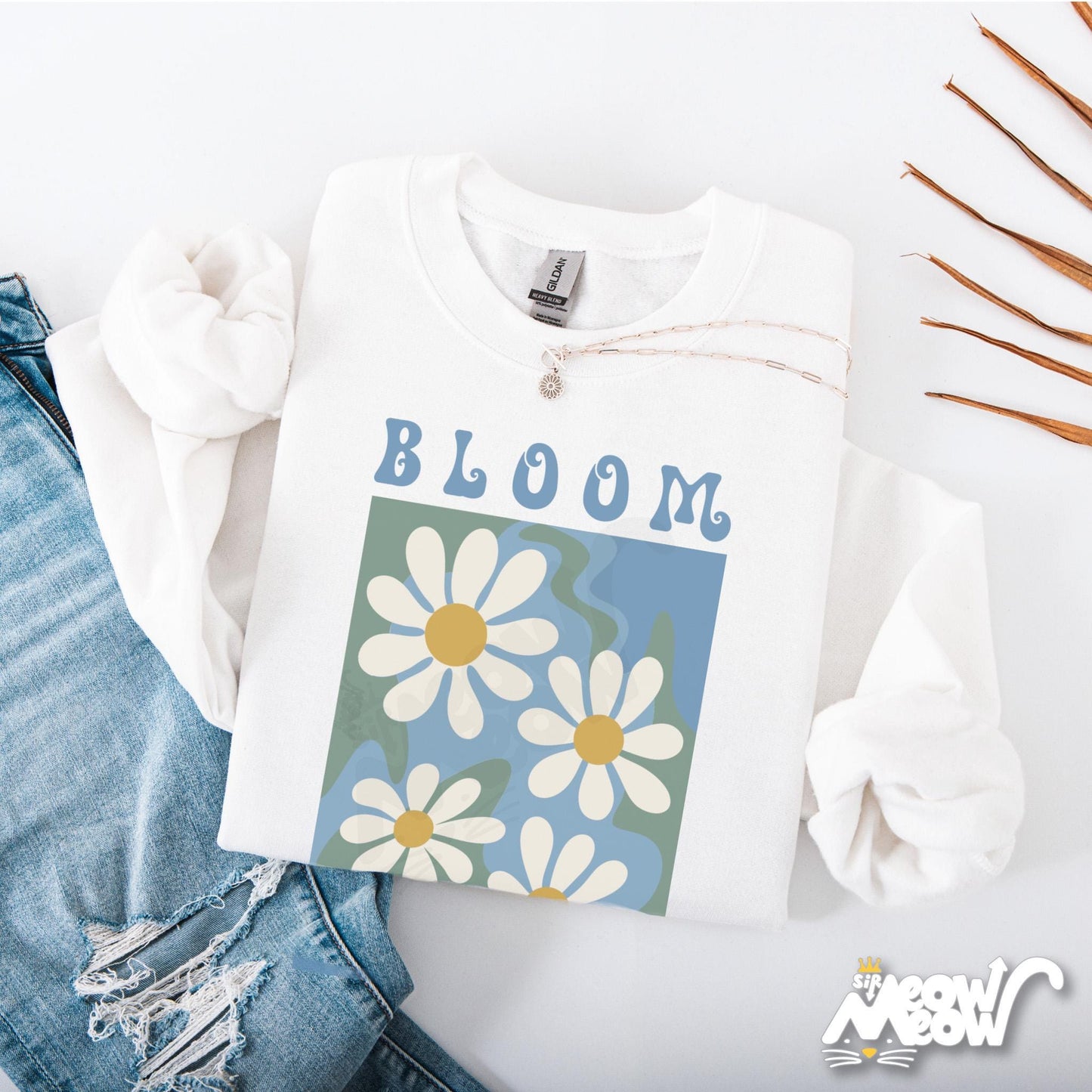 Bloom Daisy Hoodie Retro Floral Sweatshirt Groovy Spring Aesthetic Positive Quote Pullover Cozy Unisex Gift Hoodie – Fan Favorite · Top Pick For Any Outfit