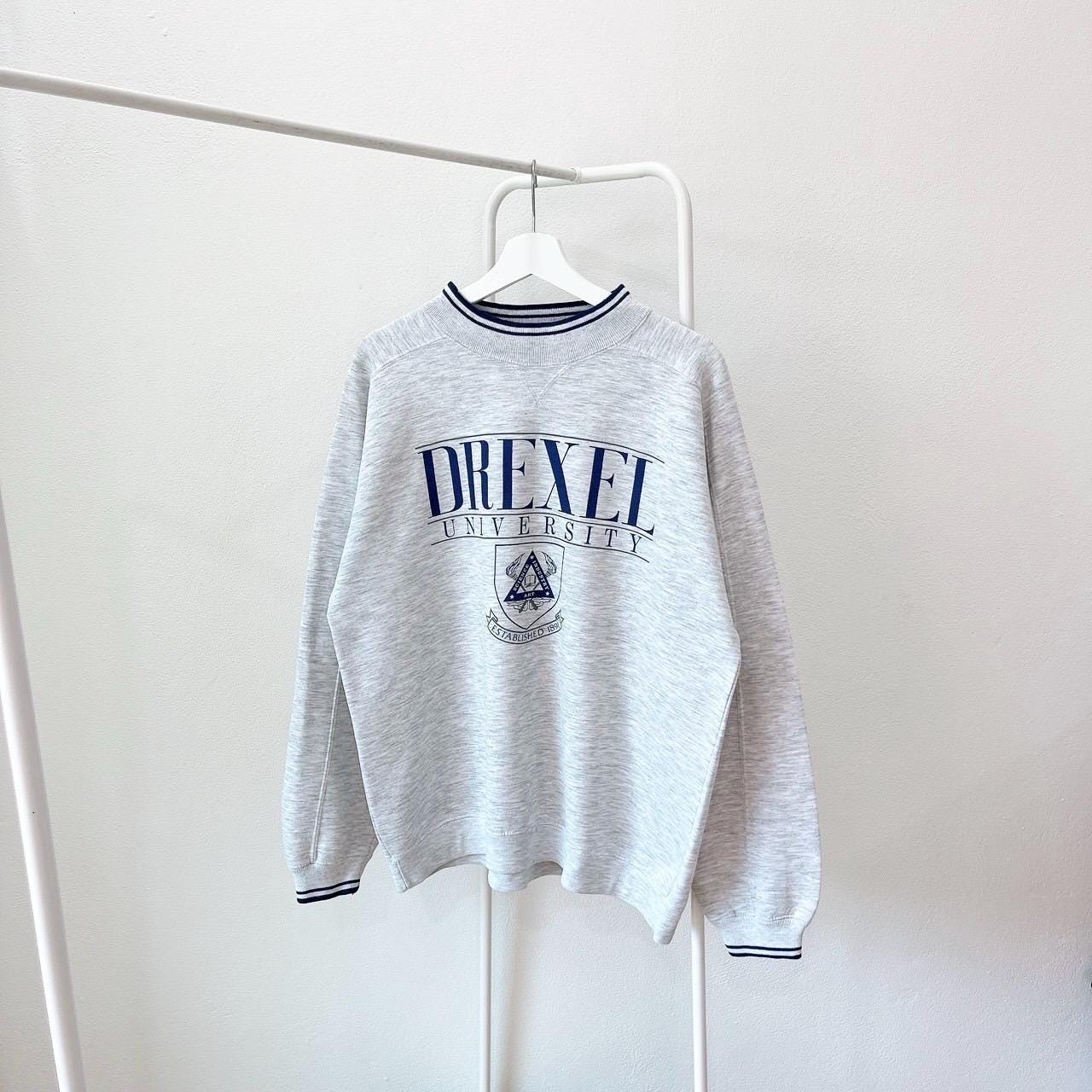 Vintage 90s Drexel University vintage Gear for sport gray sweatshirt L Sweatshirt – Soft Feel · Trending Graphic Apparel