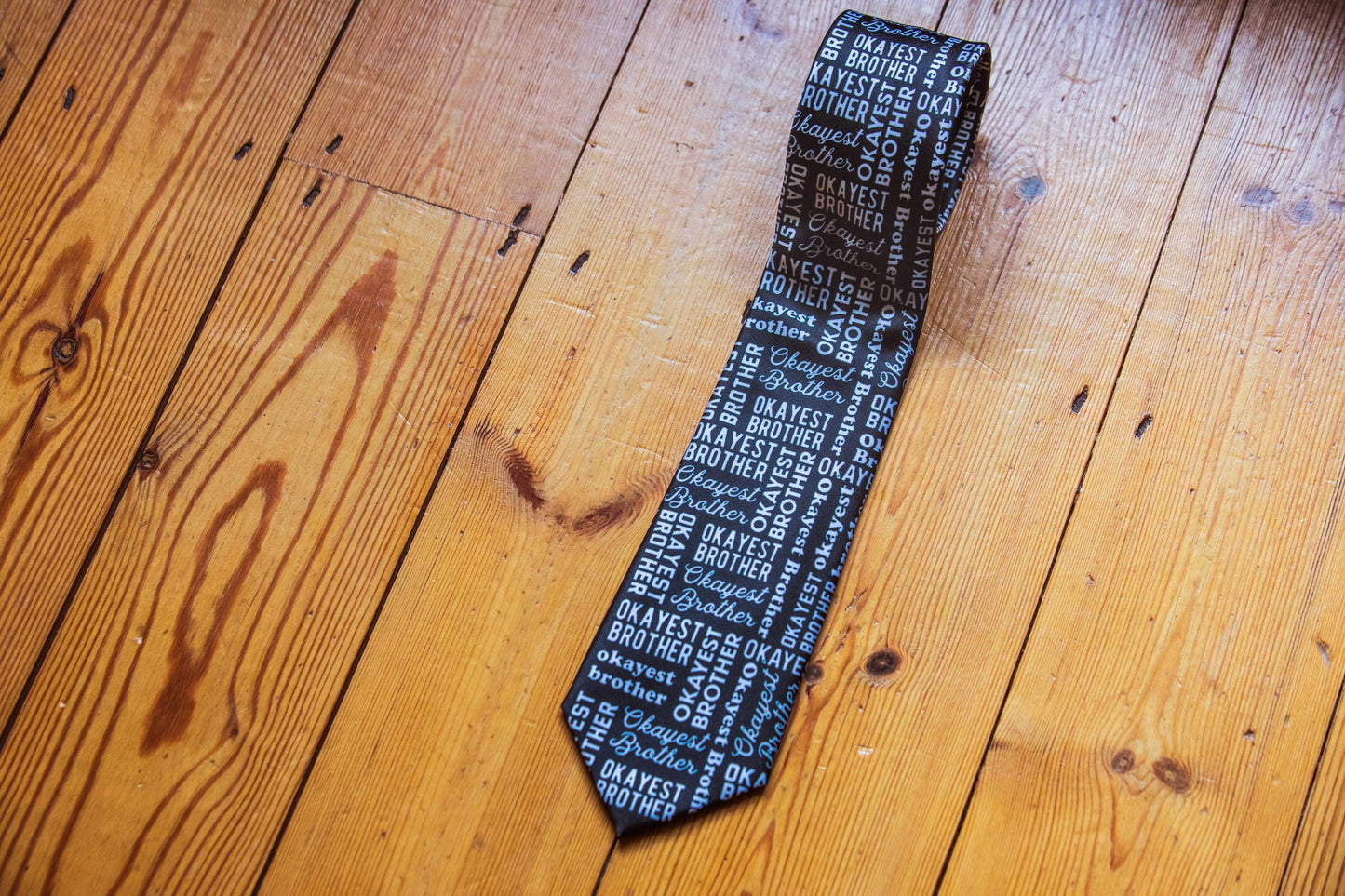 Unique Father39s Day Gift Okayest Brother Necktie Necktie For Work Gift For An Uncle Gifts For Godfather Funny Neckties Brother Ties Graphic Tee – Bold Style · Must-Have Style