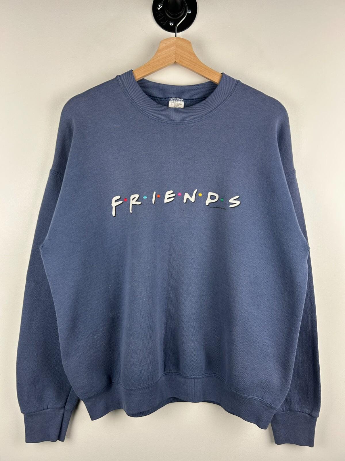 Vintage 90s Friends TV Show Promo Steel Blue Crewneck Size L Graphic Tee – Soft Feel · Trending Graphic Apparel