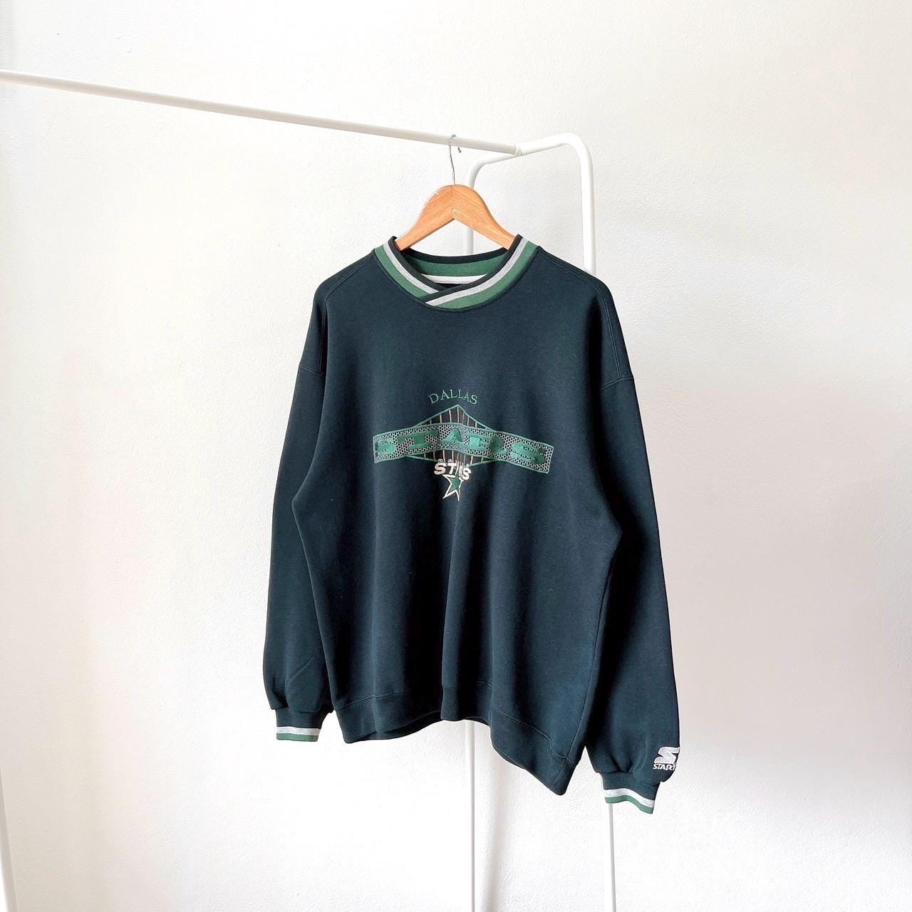 Vintage 90s Dallas Stars NHL hockey vintage Starter embroidery black sweatshirt L Sweatshirt – Easygoing Wear · Top Pick For Any Outfit